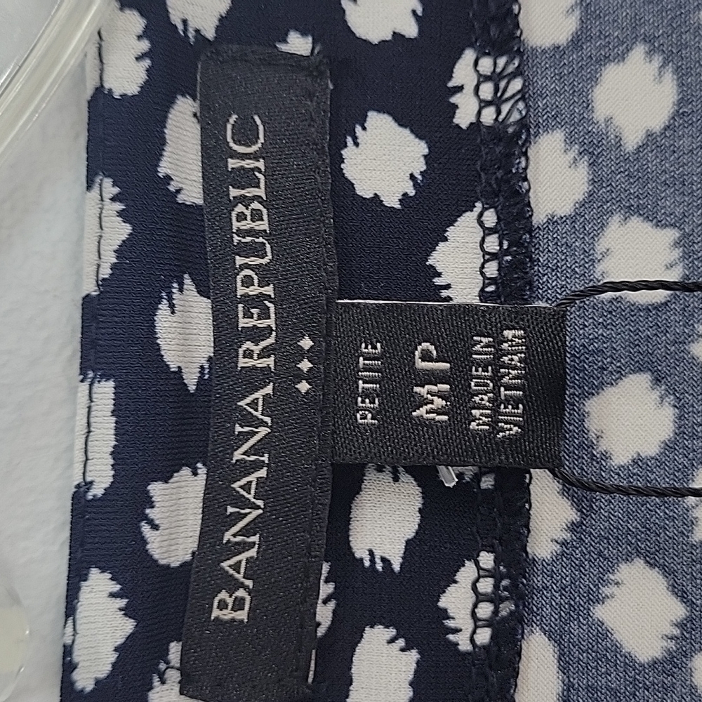 Banana Republic Dot Wrap Long Sleeve Dress - Picture 5 of 8
